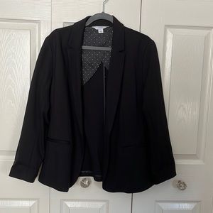 Old Navy black blazer suit jacket size XL